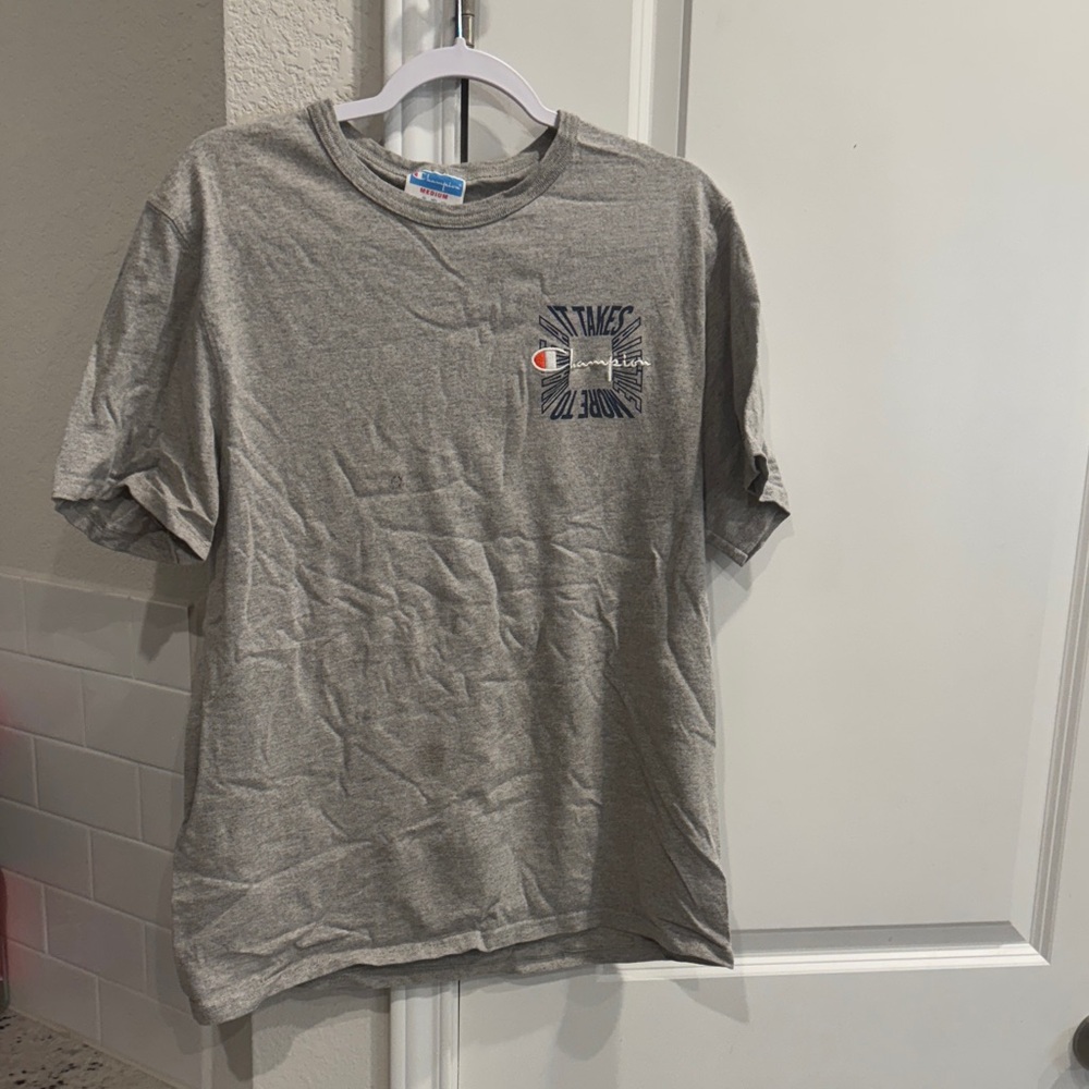 Champion Heather Gray Unisex Short Sleeve Tee